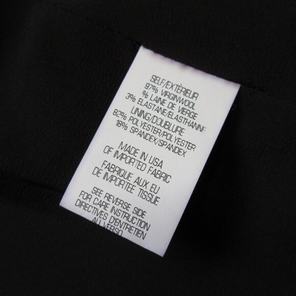 NWT Theory Delaven in Black Edition Wool Open Front Blazer Jacket 8 - Picture 4 of 5